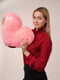 М'яка іграшка-подушка "Серце" (50 см) - Рожева | 6735828 | фото 4