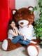 Величезний М'який ведмідь "Вільям" (250 см) - шоколадний | 6735843 | фото 3