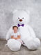 Величезний м'який ведмедик "Вільям" (250 см) - білий | 6735845 | фото 8