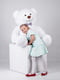 Великий плюшевий ведмедик с сердечком "Джеральд" (165 см) - білий | 6735846 | фото 4