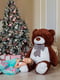 Великий плюшевий ведмідь з серцем "Джеральд" (165 см) - шоколадний | 6735849 | фото 4