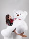 Великий плюшевий Ведмідь "Річард" (2 метра) - білий | 6735853 | фото 4