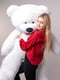 Великий плюшевий Ведмідь "Річард" (2 метра) - білий | 6735853 | фото 5