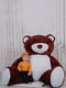 Великий плюшевий ведмедик "Річард" (2 метра) - шоколадний | 6735862 | фото 3