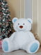Великий плюшевий ведмедик "Річард" (2 метра) Біло-блакитний | 6735864 | фото 3