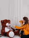 Велика м'яка іграшка "Ведмедик Біллі" (150 см) - шоколадний | 6735870 | фото 2