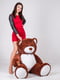 Велика м'яка іграшка "Ведмедик Біллі" (150 см) - шоколадний | 6735870 | фото 3