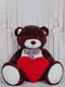 Велика м'яка іграшка "Ведмедик Біллі" (150 см) - шоколадний | 6735870 | фото 8