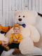 Велика м'яка іграшка "Ведмедик Біллі" (150 см) - персиковий | 6735872 | фото 4