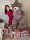 Велика м'яка іграшка Ведмедик "Біллі 150 см - капучіно | 6735875 | фото 2