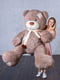 Ведмедик з латками плюшевий "Дональд" (2 метра) - капучіно | 6735898 | фото 2