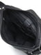 Черная кожаная сумка с клапаном на магнитах | 6735681 | фото 7