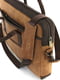 Светло-коричневая кожаная сумка для ноутбука | 6735692 | фото 3