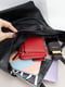 Чорна шкіряна сумка-шопер із двома ручками | 6735728 | фото 2