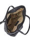 Черная кожаная сумка-шопер с двумя ручками | 6735728 | фото 6