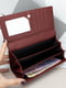 Бордовый классический кожаный кошелек | 6735734 | фото 2