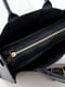 Черная кожаная сумка с двумя ручками | 6735737 | фото 3