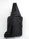 Черная кожаная сумка-рюкзак через плечо | 6735746 | фото 3