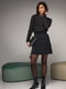 Вязаная черная юбка с имитацией плиссировки | 6736030 | фото 3