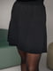 Вязаная черная юбка с имитацией плиссировки | 6736030 | фото 4