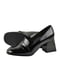 Шкіряні лаковані туфлі чорного кольору | 6736120 | фото 3