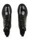 Чорні шкіряні лаковані черевики зі шнурівкою | 6736130 | фото 4