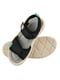 Текстильні сандалії чорного кольору | 6736138 | фото 3