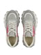 Сірі замшеві кросівки з рожевими вставками на високій платформі | 6736140 | фото 4