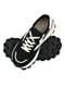 Чорні замшеві кросівки з білими деталями | 6736141 | фото 3