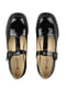 Шкіряні лаковані туфлі чорного кольору | 6736142 | фото 4