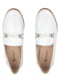 Білі шкіряні туфлі-лофери | 6736154 | фото 4