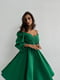 Сукня лаконічна зелена | 6736407 | фото 3