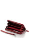 Шкіряний червоний гаманець-клатч на блискавці | 6736784 | фото 2
