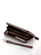 Кожаный коричневый кошелек на молнии | 6736794 | фото 2