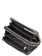 Кожаный черный кошелек-клатч на две молнии | 6736806 | фото 3