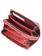 Кожаный бордовый кошелек-клатч на две молнии | 6736811 | фото 3