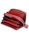 Кожаный бордовый кошелек-клатч на две молнии | 6736814 | фото 2