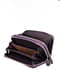 Кожаный фиолетовый кошелек-клатч на две молнии | 6736817 | фото 3