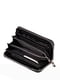 Кожаный черный кошелек-клатч на молнии | 6736858 | фото 3