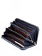 Шкіряний синій гаманець на блискавці | 6736859 | фото 2