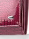 Кожаный красно-фиолетовый кошелек | 6736863 | фото 3