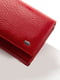 Кожаный красный кошелек с визитницей | 6736878 | фото 3