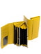 Жовтий шкіряний гаманець | 6736935 | фото 2