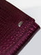 Шкіряний фіолетовий гаманець на магнітах | 6736937 | фото 3