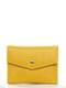 Шкіряний жовтий гаманець | 6737030