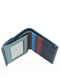 Кожаный синий кошелек на магните | 6737057 | фото 2