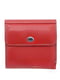 Шкіряний червоний гаманець на магніті | 6737061
