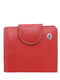 Кожаный красный кошелек на магните | 6737067 | фото 5