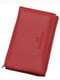 Кожаный красный кошелек на магните | 6737084 | фото 5