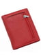 Кожаный красный кошелек на магните | 6737087 | фото 4